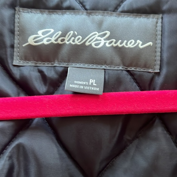 NWT Eddie Bauer black winter jacket size petite Large - Picture 3 of 4
